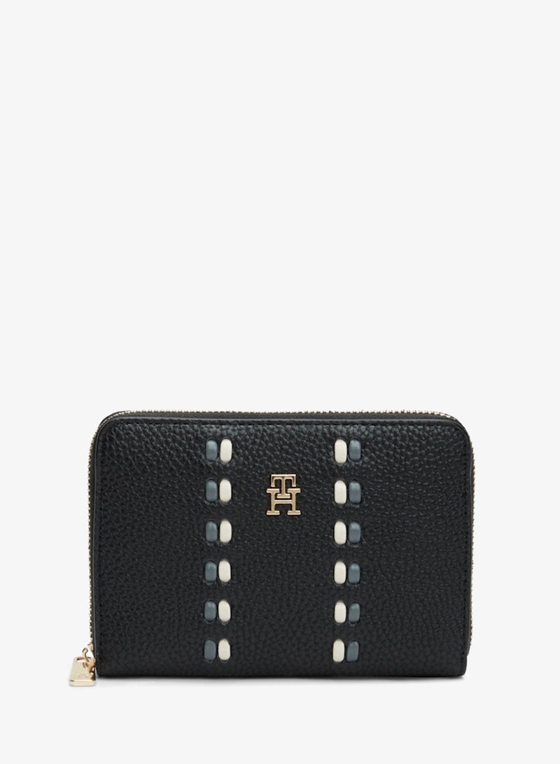 TOMMY HILFIGER Hilfiger Icon TH Monogram Zip-Around Wallet - Image 1
